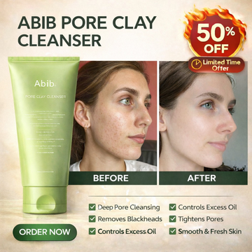 Abib Pore Clay Cleanser | Heartleaf Charcoal Foam Mask-to-Foam | Deep Pore Cleansing, Blackhead Removal & Oil Control