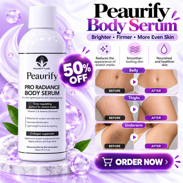 Peaurify Pro Radiance Body Serum – Stretch Mark Reduction – Dark Spot Brightening – Hydrating & Nourishing Skin Care – Smooth, Radiant & Even-Toned Skin