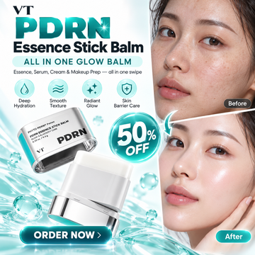 VT PDRN Essence Stick Balm | All in One Glow Balm Essence , Serum, Cream & makeup Prep all in one Swipe