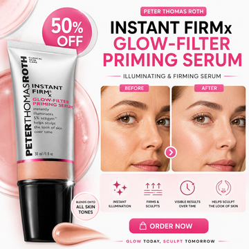 Peter Thomas Roth Instant Firmx Glow-Filter Priming Serum – 50% OFF – Illuminating & Firming Serum – Instantly Illuminates, Firms & Sculpts Skin Over Time